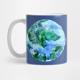 Hand Drawn Earth Planet Mug